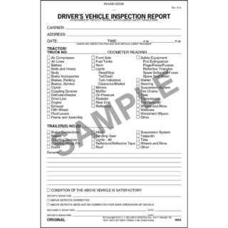 Driver Daily Inspec Book